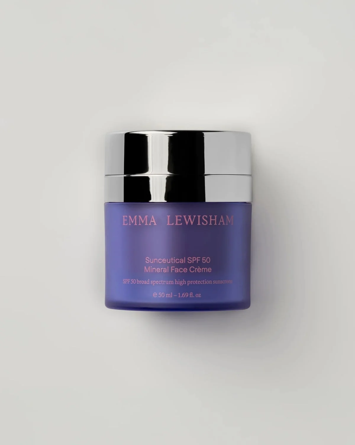 Emma Lewisham Sunceutical SPF 50 Mineral Face Crème jar