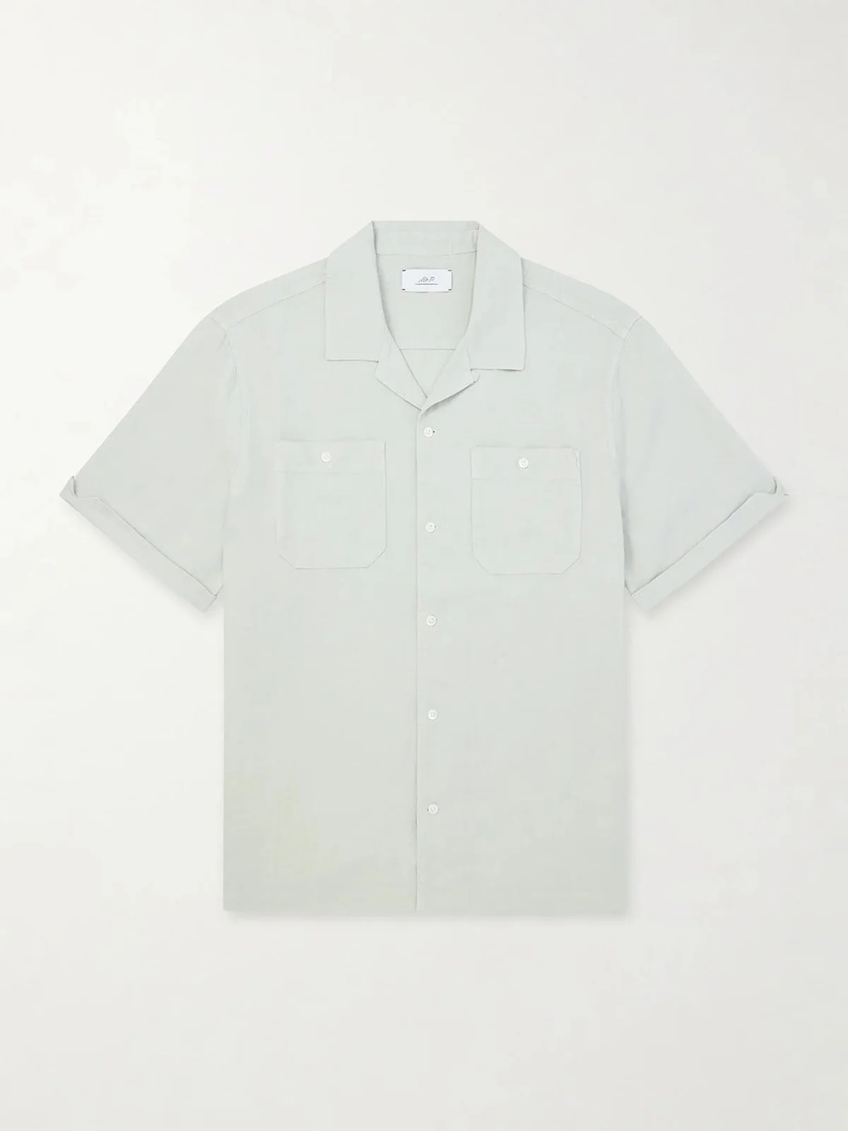 Maison Margiela layered cotton-jersey tee on display