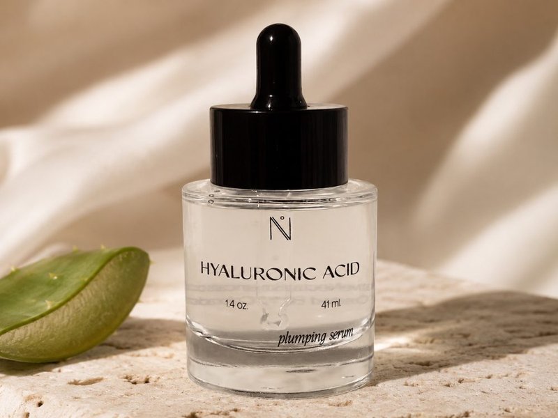Native Nectar hyaluronic acid plumping serum with aloe leaf