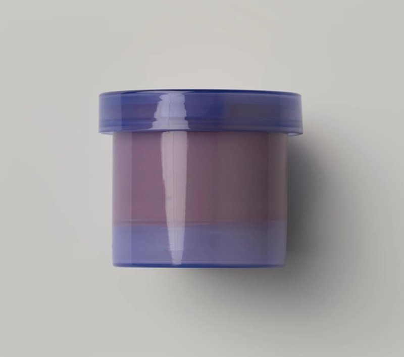 Sunceutical SPF 50 refill container in translucent gradient
